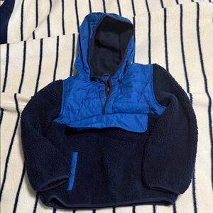 London Fog Blue and Navy Kids Hoodie